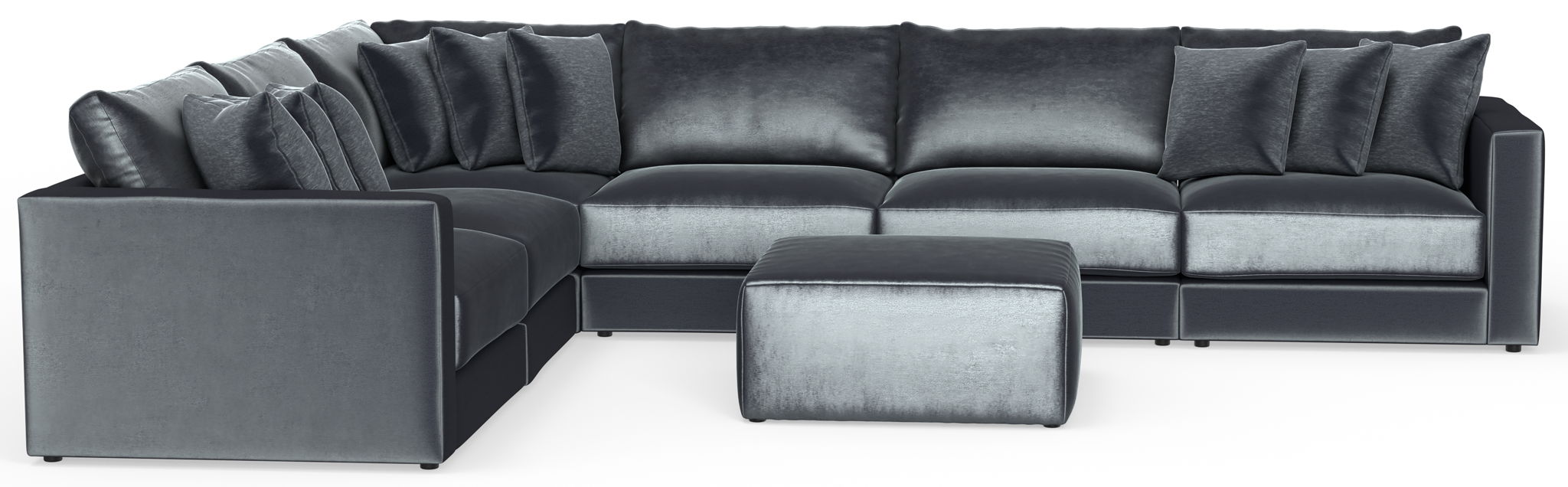 Remington - Modular Sofa And Cocktail Ottoman