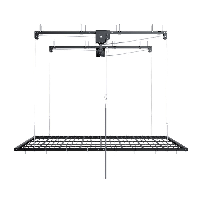 4 X 8 Ft Overhead Garage Storage Rack - Black