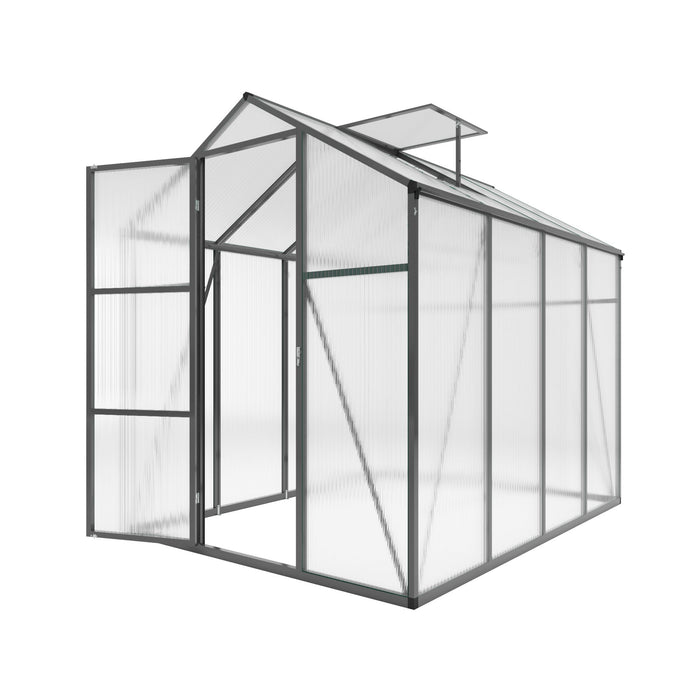 Gain Height Windproof Greenhouse With Raised Base