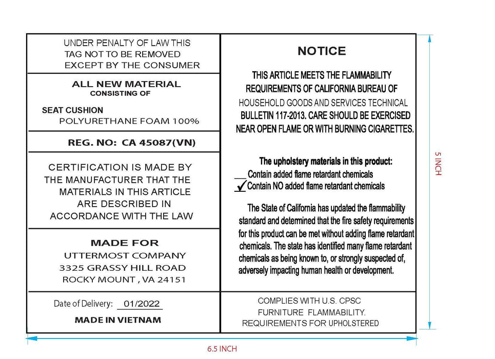 Charmed - Sheepskin Small Bench - White