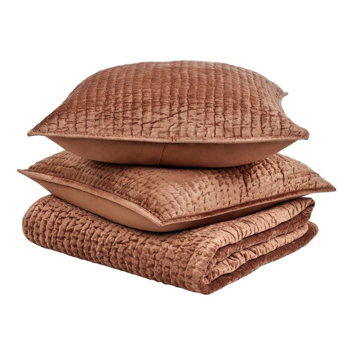 Bari - Velvet Sham - Terra Cotta