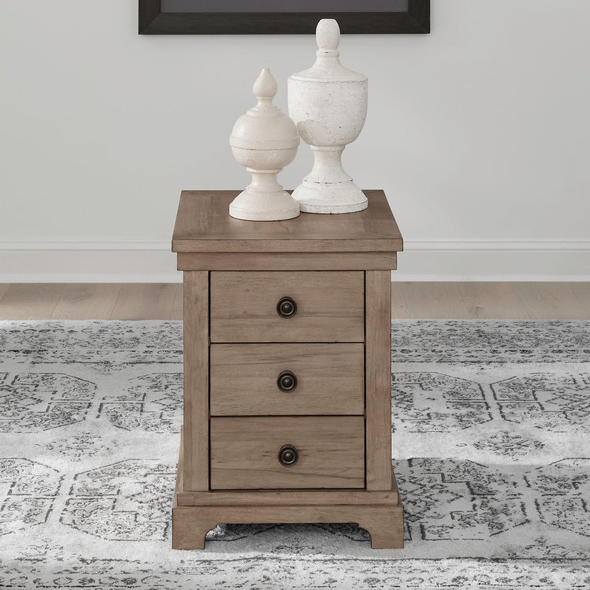 Popea Table Haven Hills - Chairside Table - Camel Beige — Pope Furniture