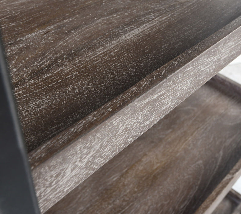 Evan - Single Bookshelf - Olive Brown