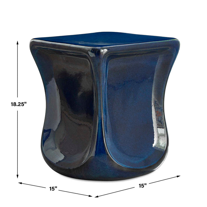 Kaz - Garden Stool - Deep Blue