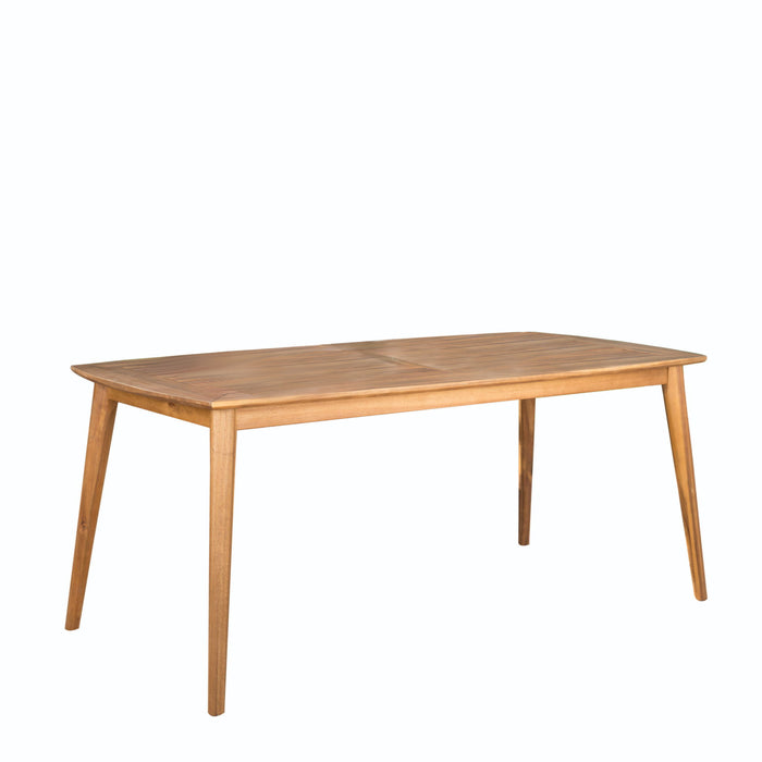 Outdoor Dining Table With Frame - Teak