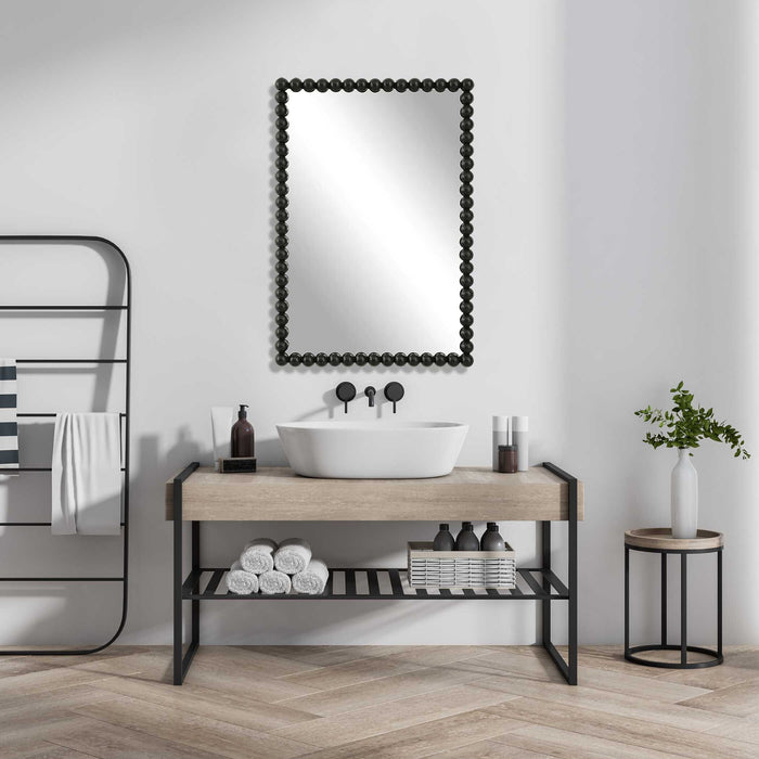 Serna - Vanity Mirror - Black