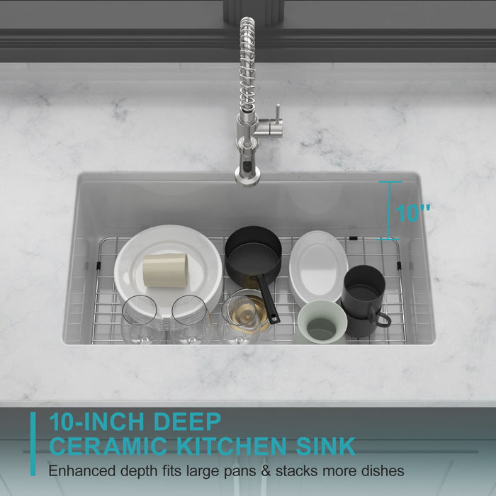 Rectangular Deep Single Bowl Kitchen Sink