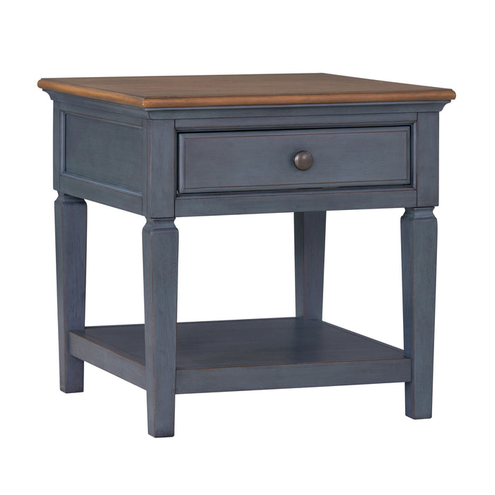 End Table - Blue