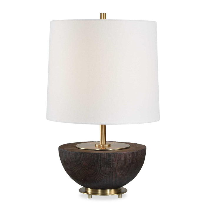 Kalo - Semi-Circular Table Lamp - Brown
