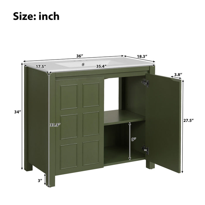 Bathroom Vanity Organizer With Sink, Combo Cabinet Set, Bathroom Storage Cabinet