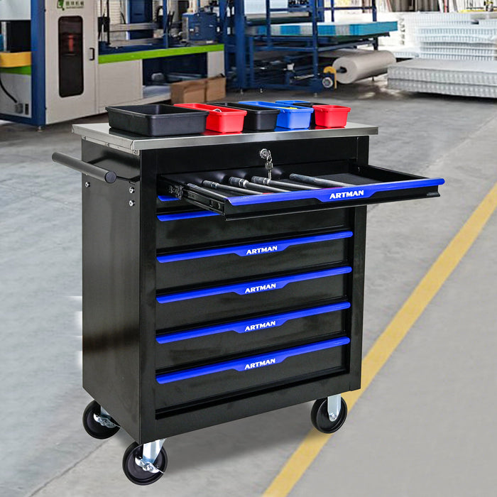 Drawer Multifunctional Tool Cart With Wheels