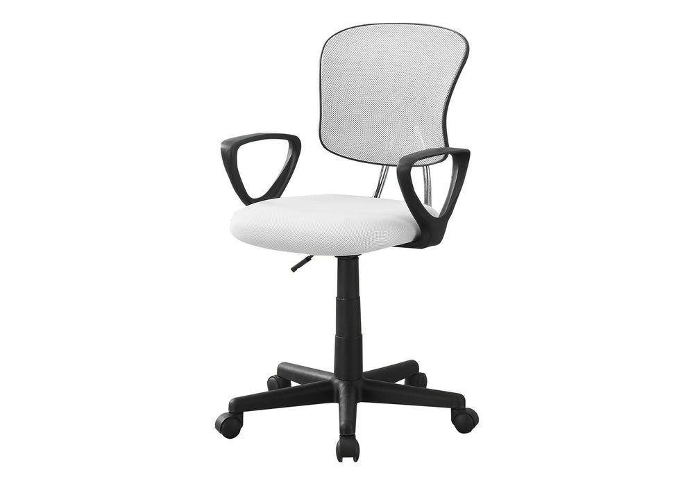 Office Chair, Adjustable Height, Swivel Ergonomic, Armrests, Contemporary