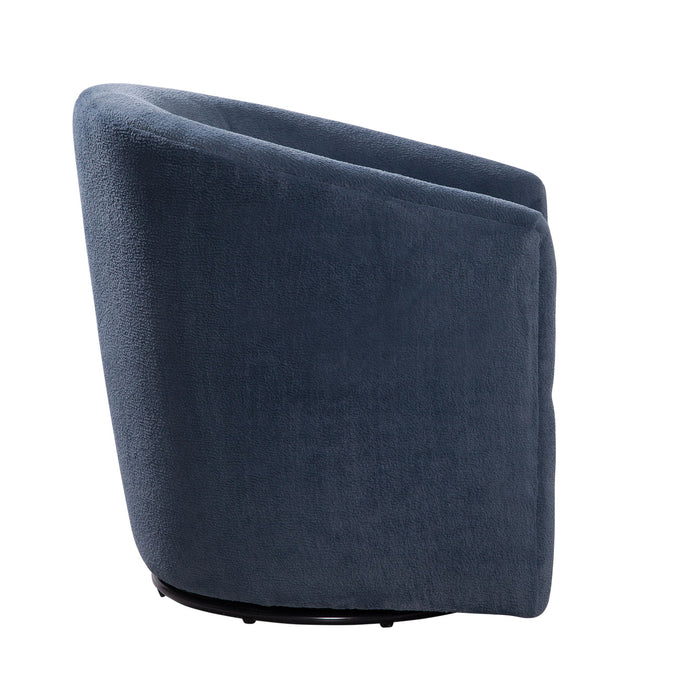 Oaklynn - Barrel Style Swivel Accent Chair