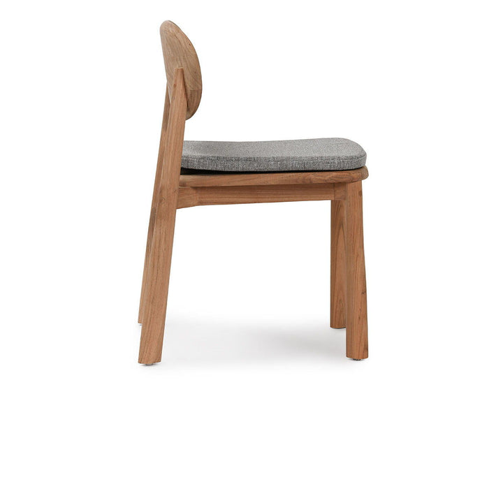 Aston - Outdoor Dining Chair - Natural / Gray