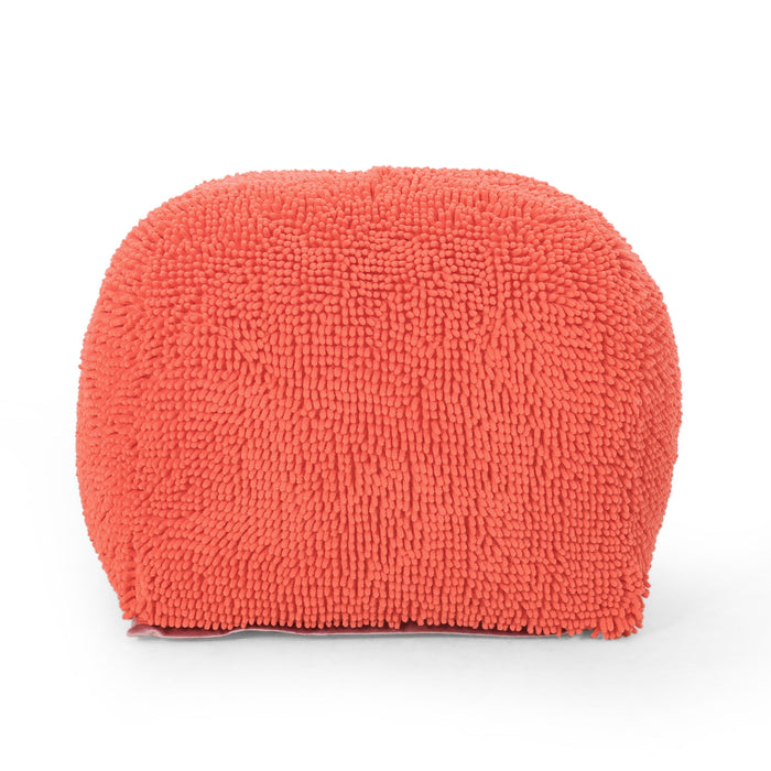 Spongy Microfiber Square Pouf Soft Seating