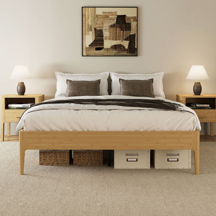 Modern Minimalist Style Platform Bed