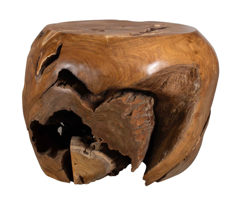 Sola - Outdoor Side Table - Brown / Woodtone