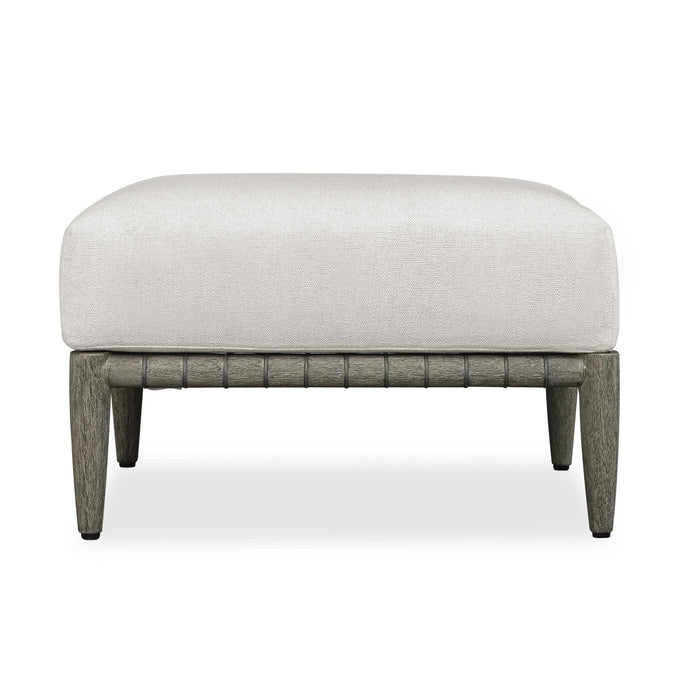 Borneo - Cushion Outdoor Ottoman - White