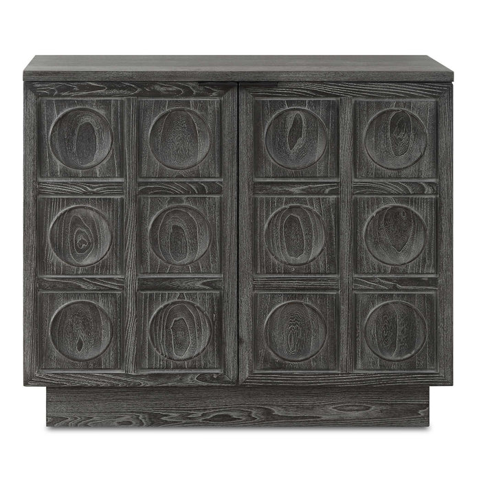 Shelby - 2 Door Ebony Stained Cabinet