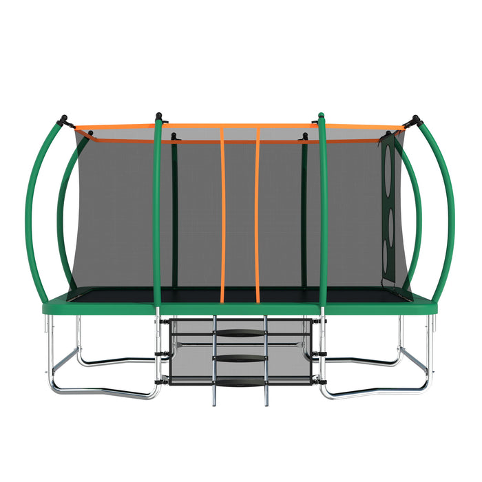 Outdoor Square Trampolines For Kids Adults Long Rectangular Tumbling Trampoline