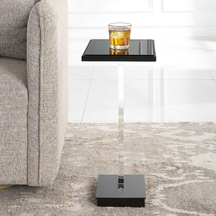 Angle - Contemporary Accent Table - Black