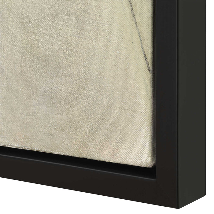 Fair Trade - Geometric Abstract Art - Black / Brown / Gray / Green