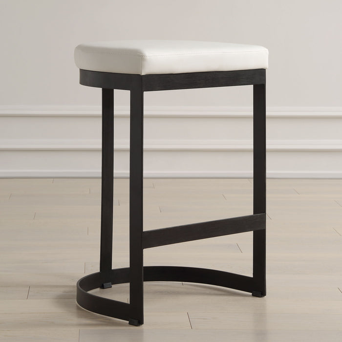 Ivanna -  Counter Stool - White