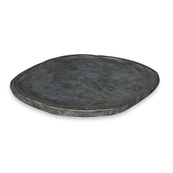 Stoneveil - Indoor-Outdoor Stone Tray - Gray