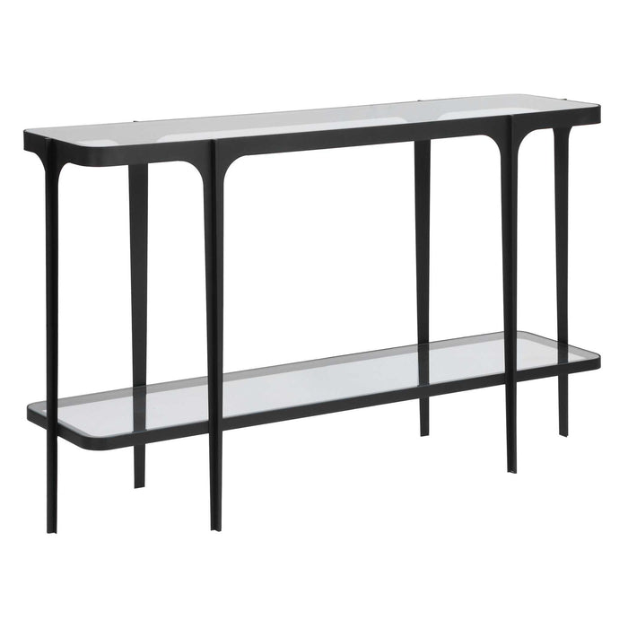 Atchison - Iron Console Table - Black