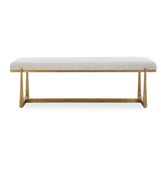 Midas - Bench - Antique Gold & White