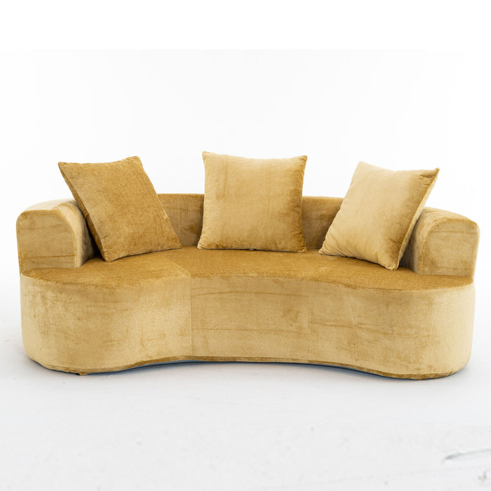 Cloud Modular Sectional Sofa With Chaise, With Deep Seat