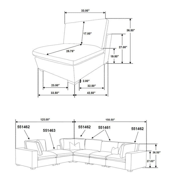 Ridgemont - Sectional Sofa