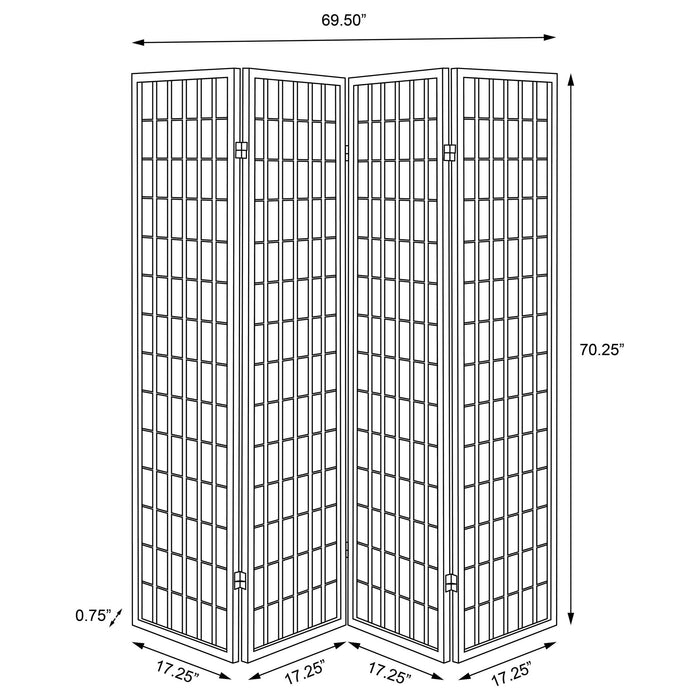 Sartre - 4 Panel Room Divider