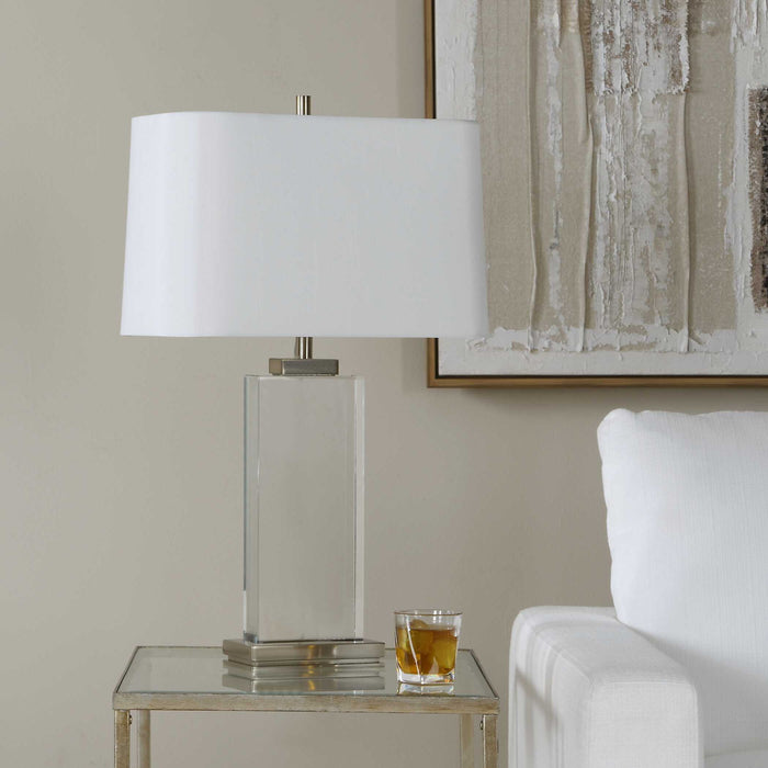 Genevieve - Crystal Table Lamp - Brass,Gold