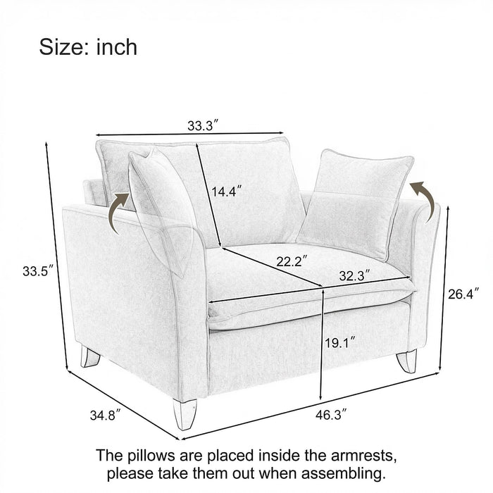 Oversized Armchair