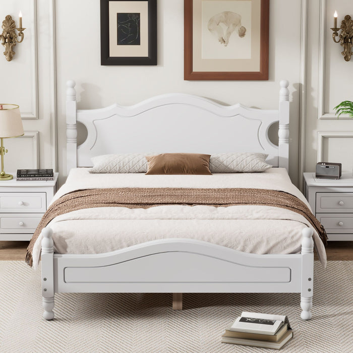Platform Bed Frame With Slat Support