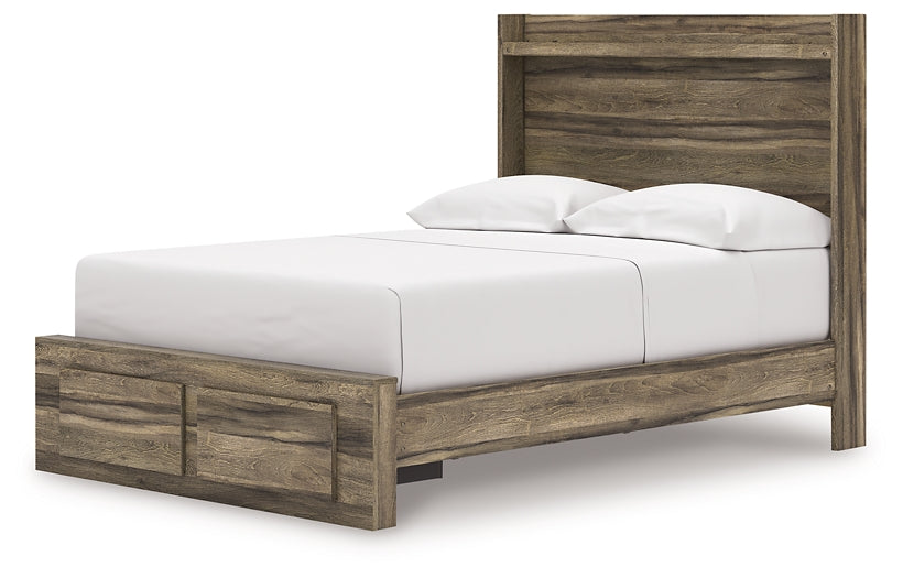 Elbrim Full Panel Storage Bed