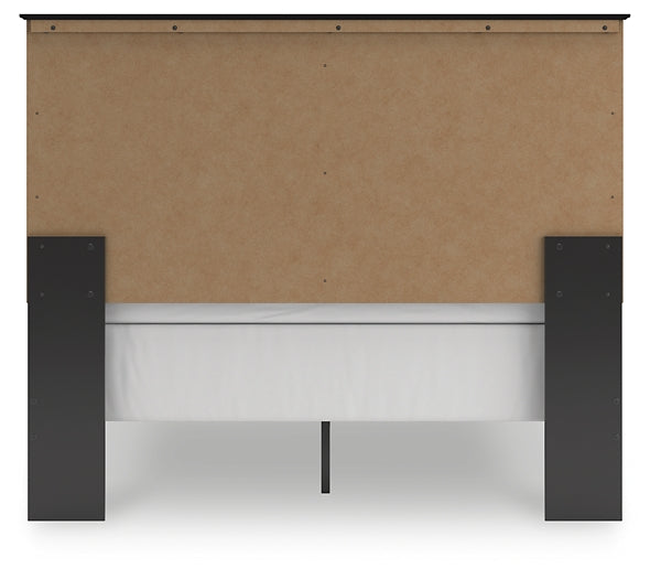 Maribel Queen Panel Bed with Mirrored Dresser