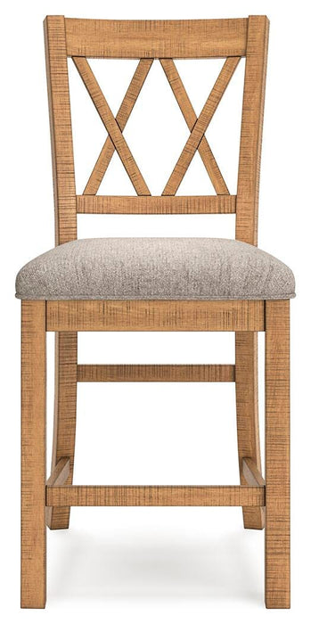Ashley Express - Havonplane Upholstered Barstool (2/CN)