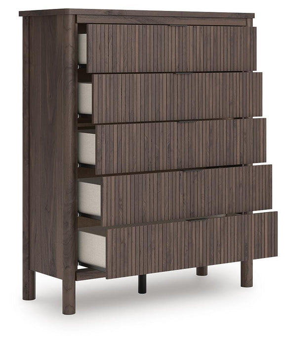 Pamytta Five Drawer Wide Chest