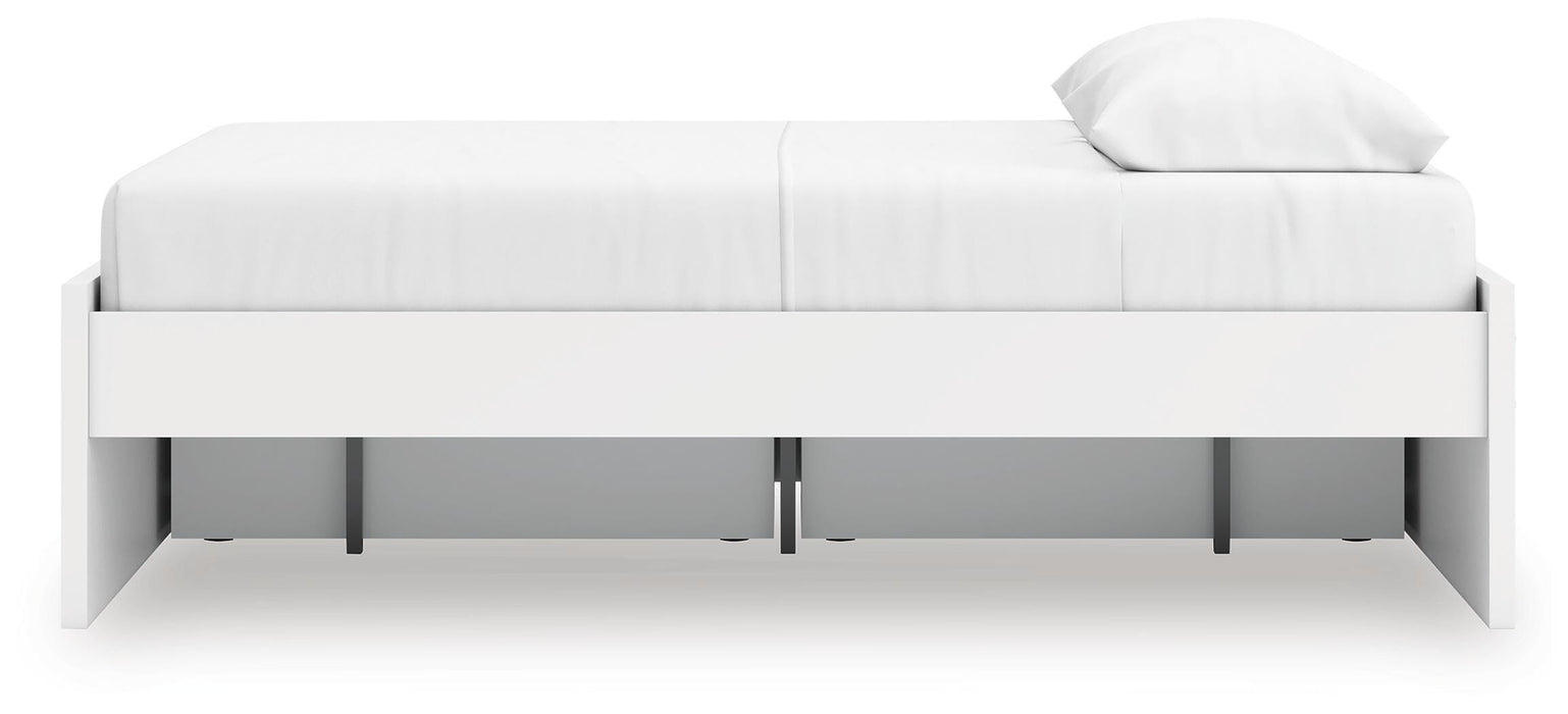 Ashley Express - Onita Queen Platform Bed with 1 Side Storage