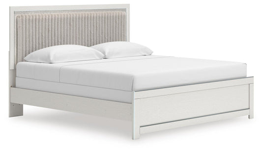 Zuraleus King Upholstered Panel Bed