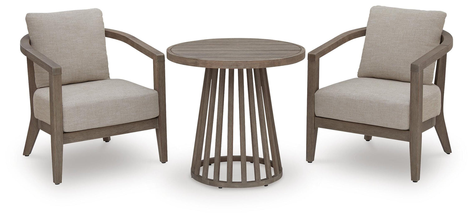 Joy Lagoon Chairs w/CUSH/Table Set (3/CN)