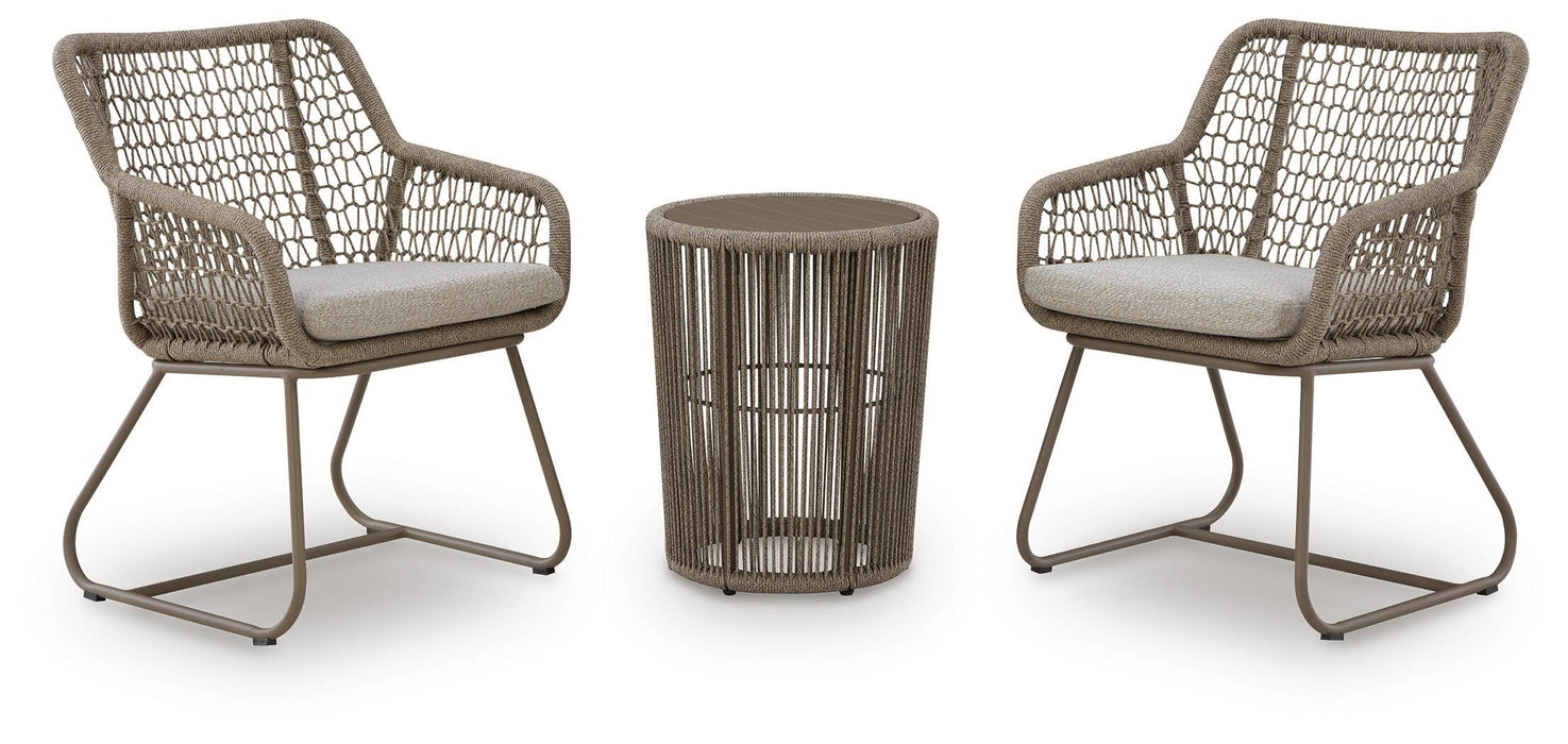 Ashley Express - Majors Beach Chairs w/CUSH/Table Set (3/CN)