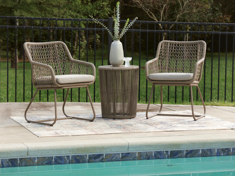 Ashley Express - Majors Beach Chairs w/CUSH/Table Set (3/CN)