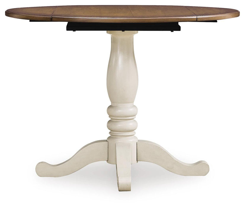 Ashley Express - Wirloni Round DRM Drop Leaf Table