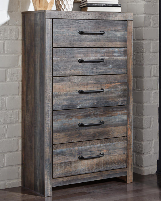 Drystan Full Panel Headboard, Dresser, Mirror, Chest and Nightstand