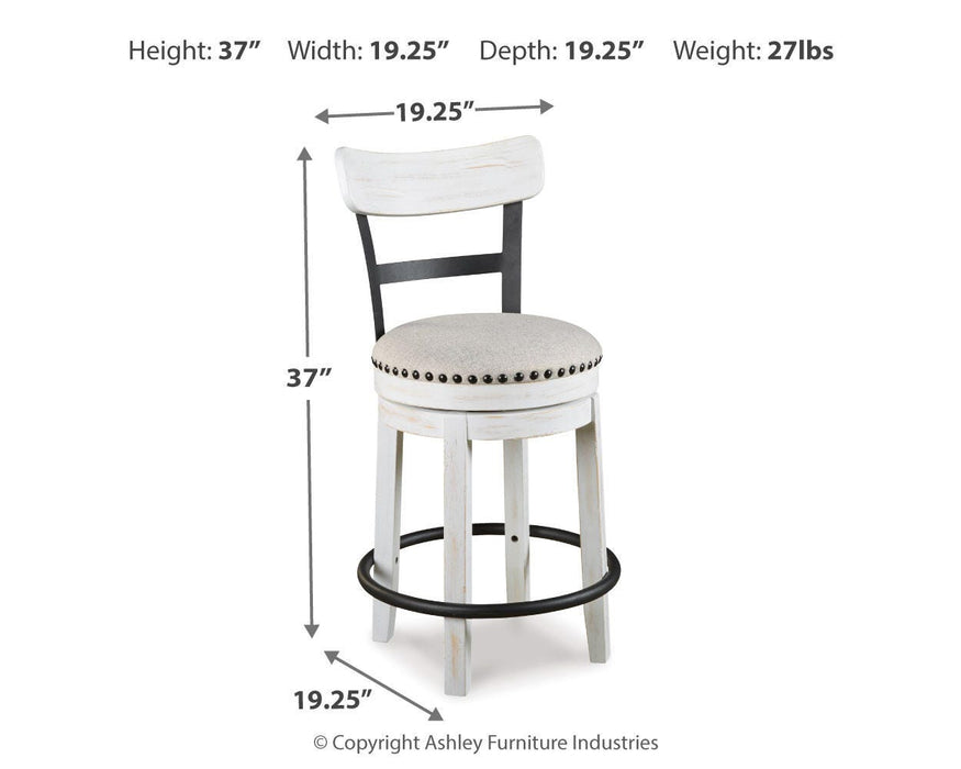 Ashley Express - Valebeck Counter Height Dining Table and 2 Barstools