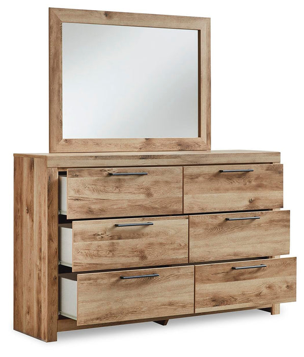 Hyanna Twin Panel Headboard, Dresser, Mirror, Chest and Nightstand