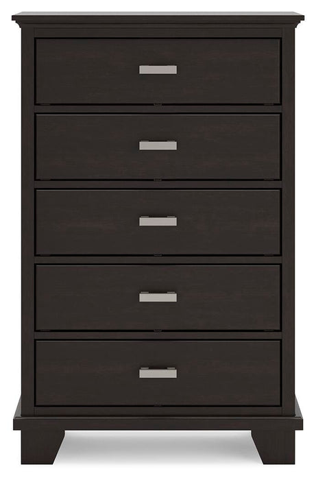 Covetown Full Panel Bed, Dresser, Mirror, Chest and Nightstand